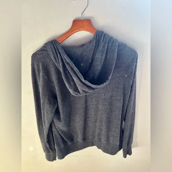 Nike Womens Charcoal Zip-Up Sweater - Picture 2 of 5